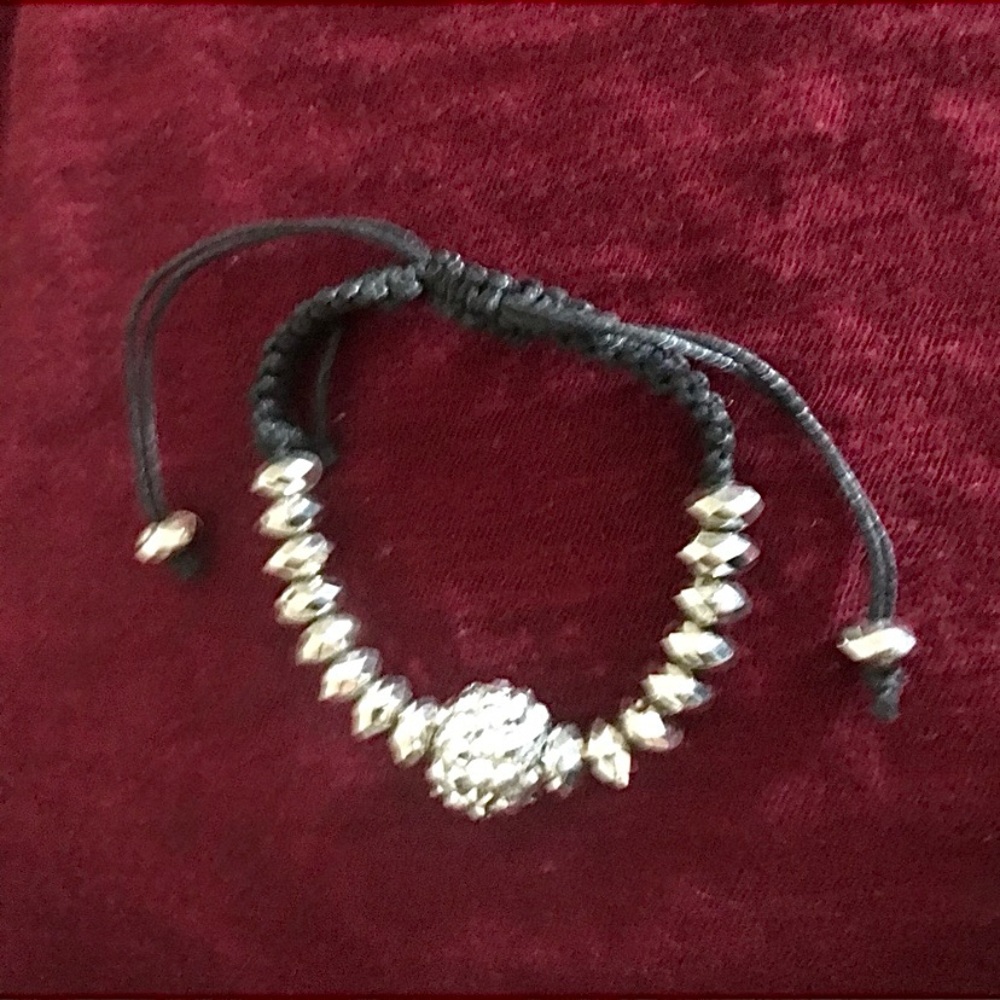 💗 Shambhala Silver Bracelet 7”-9” NEW